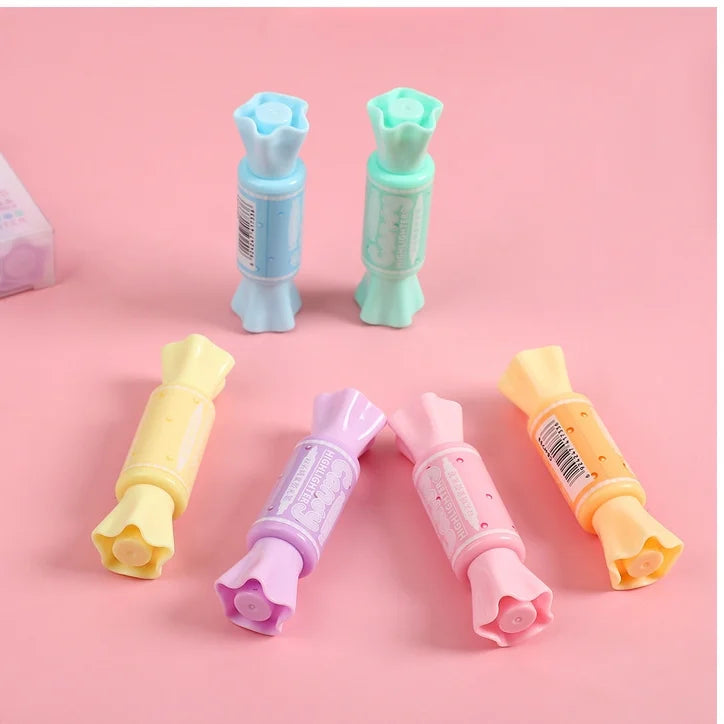 CANDY DOUBLE SIDED HIGHLIGHTER SET OF 6