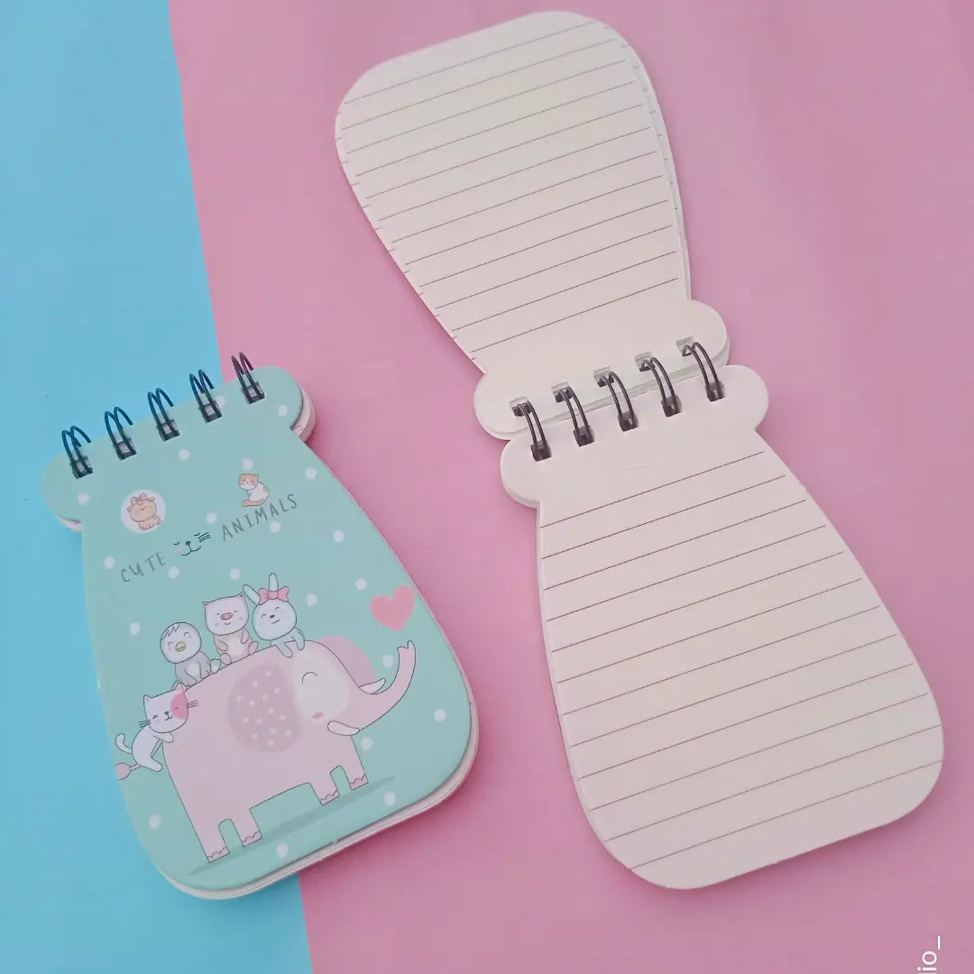 CUTE ANIMAL SPIRAL - NOTEPAD