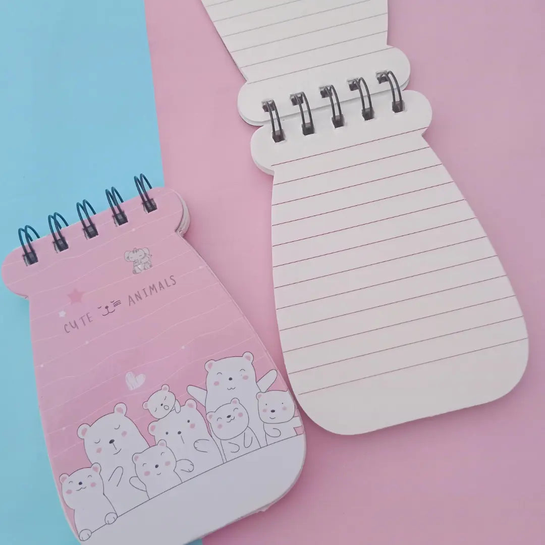 CUTE ANIMAL SPIRAL - NOTEPAD