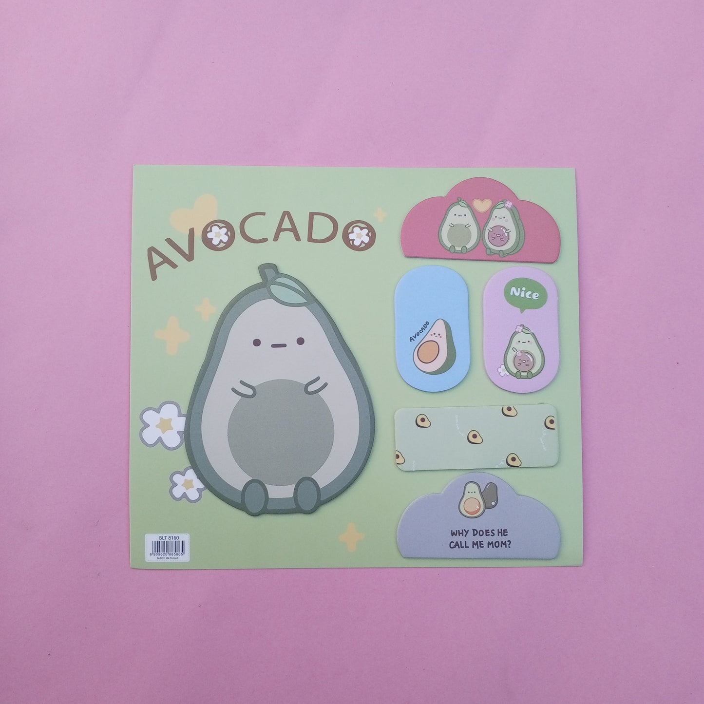 AVOCADO STICKY NOTES