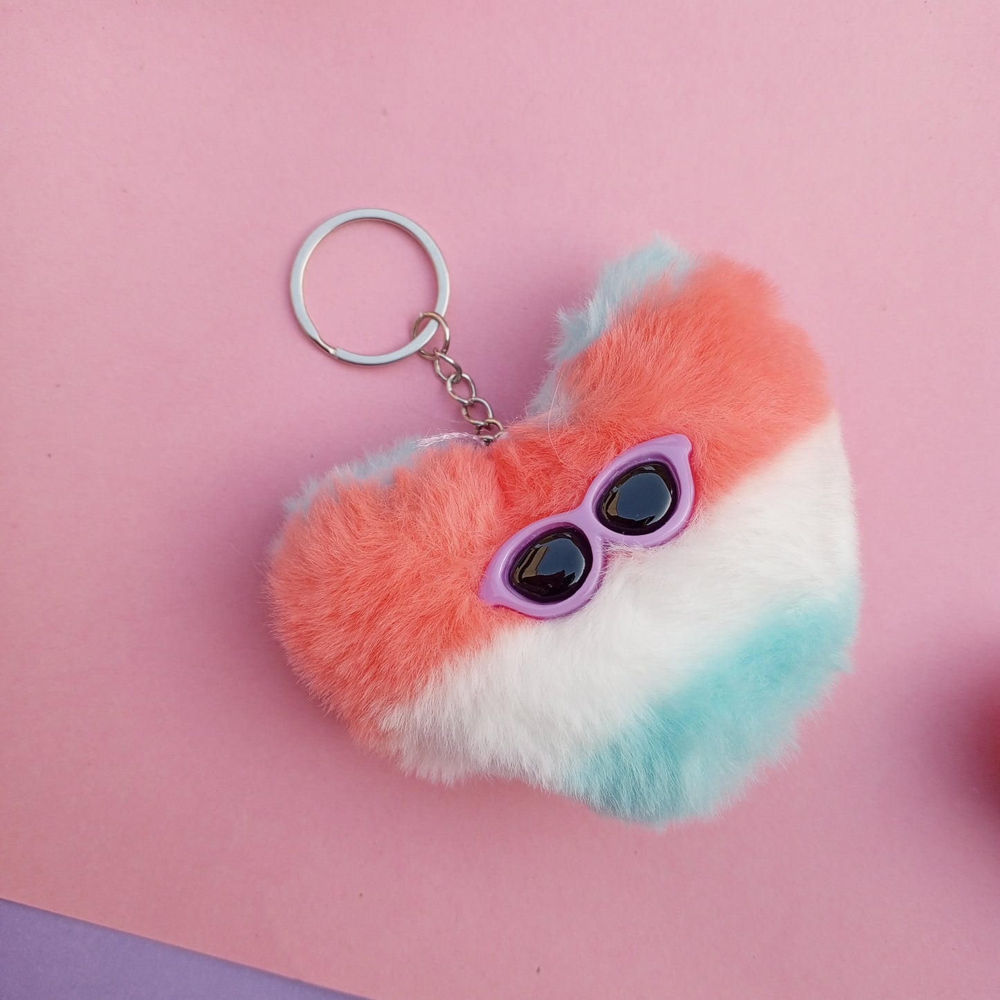 GOOGLY HEART KEYRING