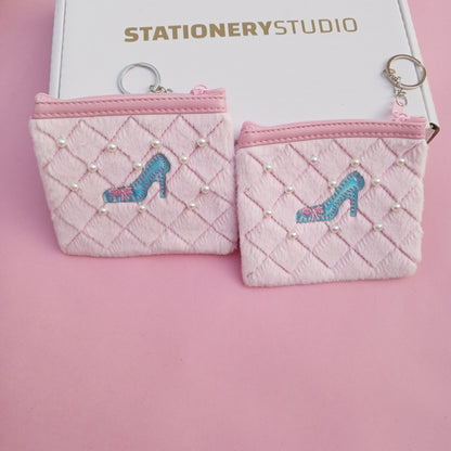 HEELS PLUSH - KEY RING COIN POUCH