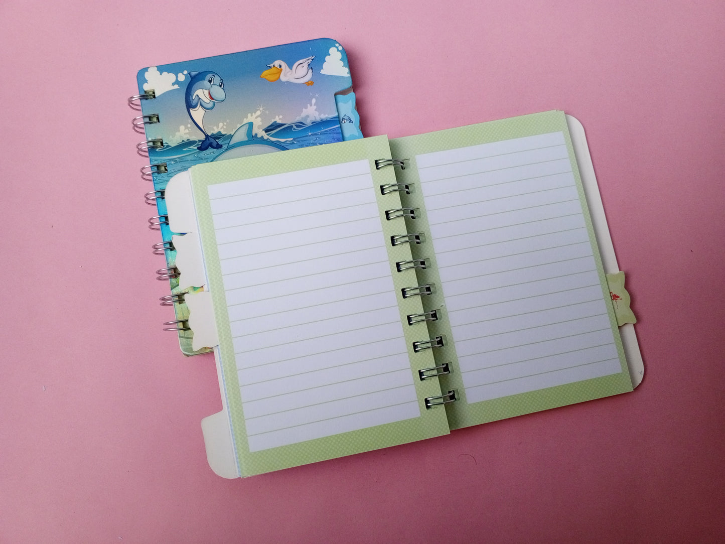 FLAMINGO SPIRAL - NOTEBOOK / JOURNAL