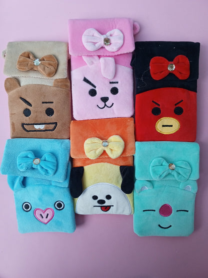 BTS PLUSHIE BAGS