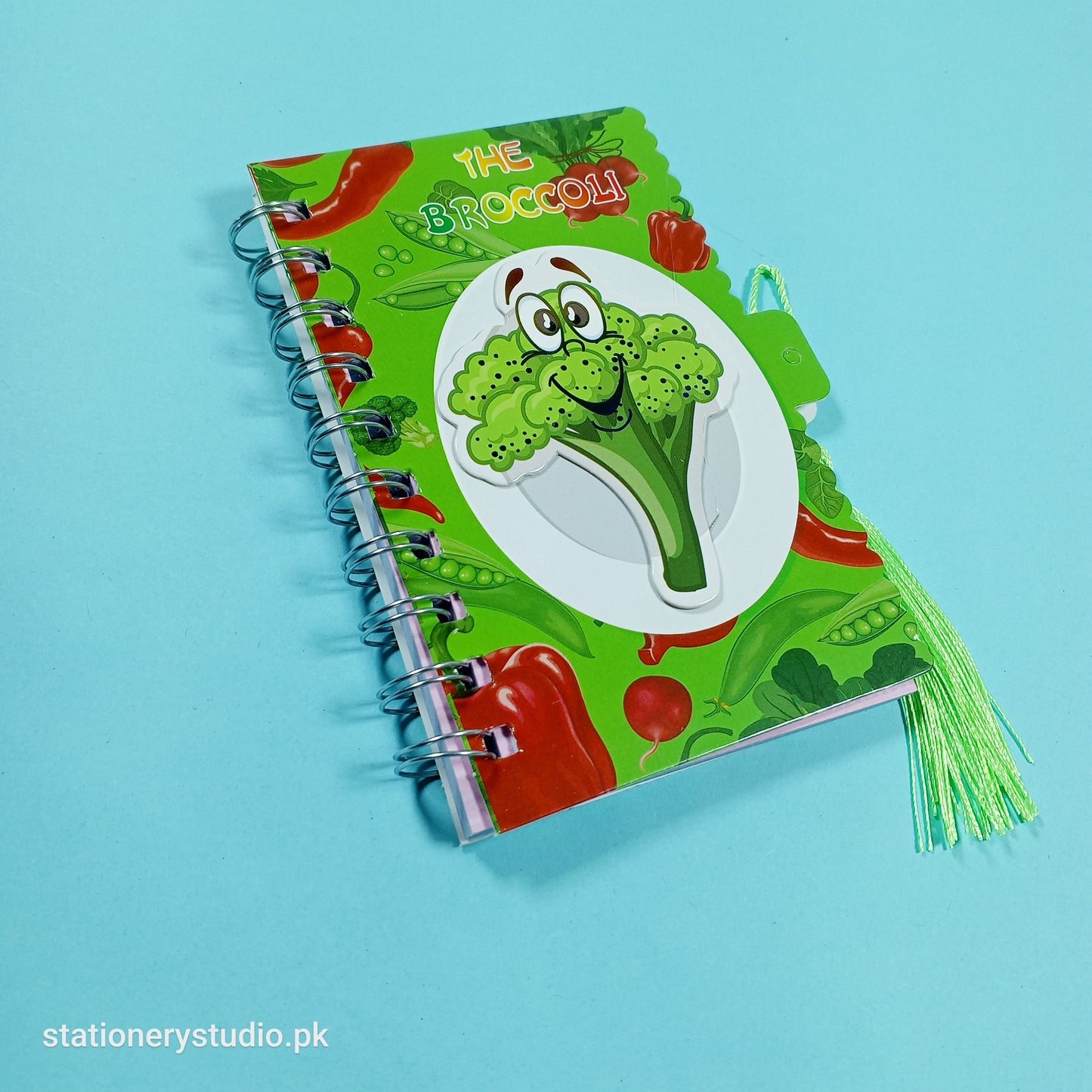 BROCCOLI VEGETABLE SPIRAL - NOTEBOOK / JOURNAL