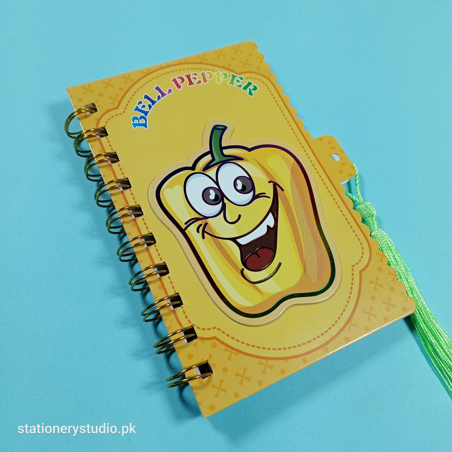 BELL PEPPER VEGETABLE SPIRAL - NOTEBOOK / JOURNAL