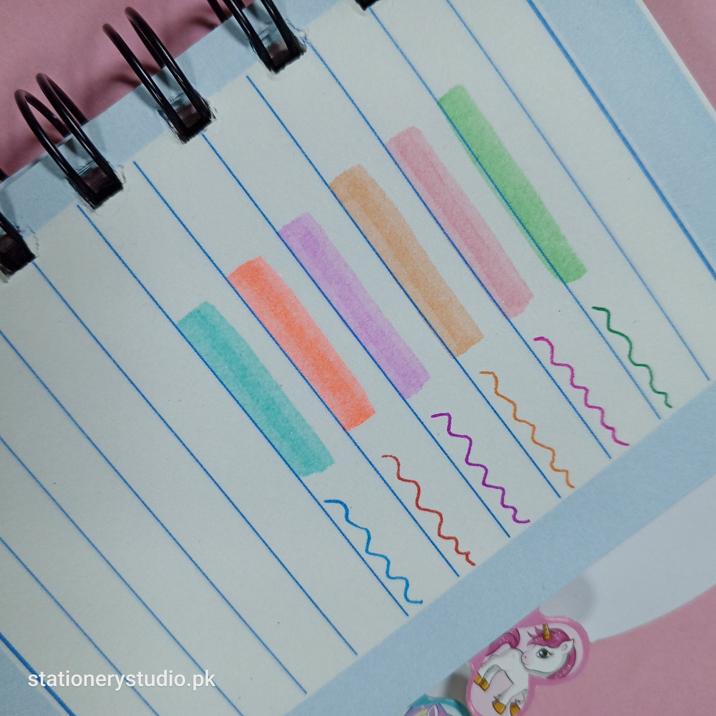 DUAL - HIGHLIGHTER & FINELINER (SET OF 6)