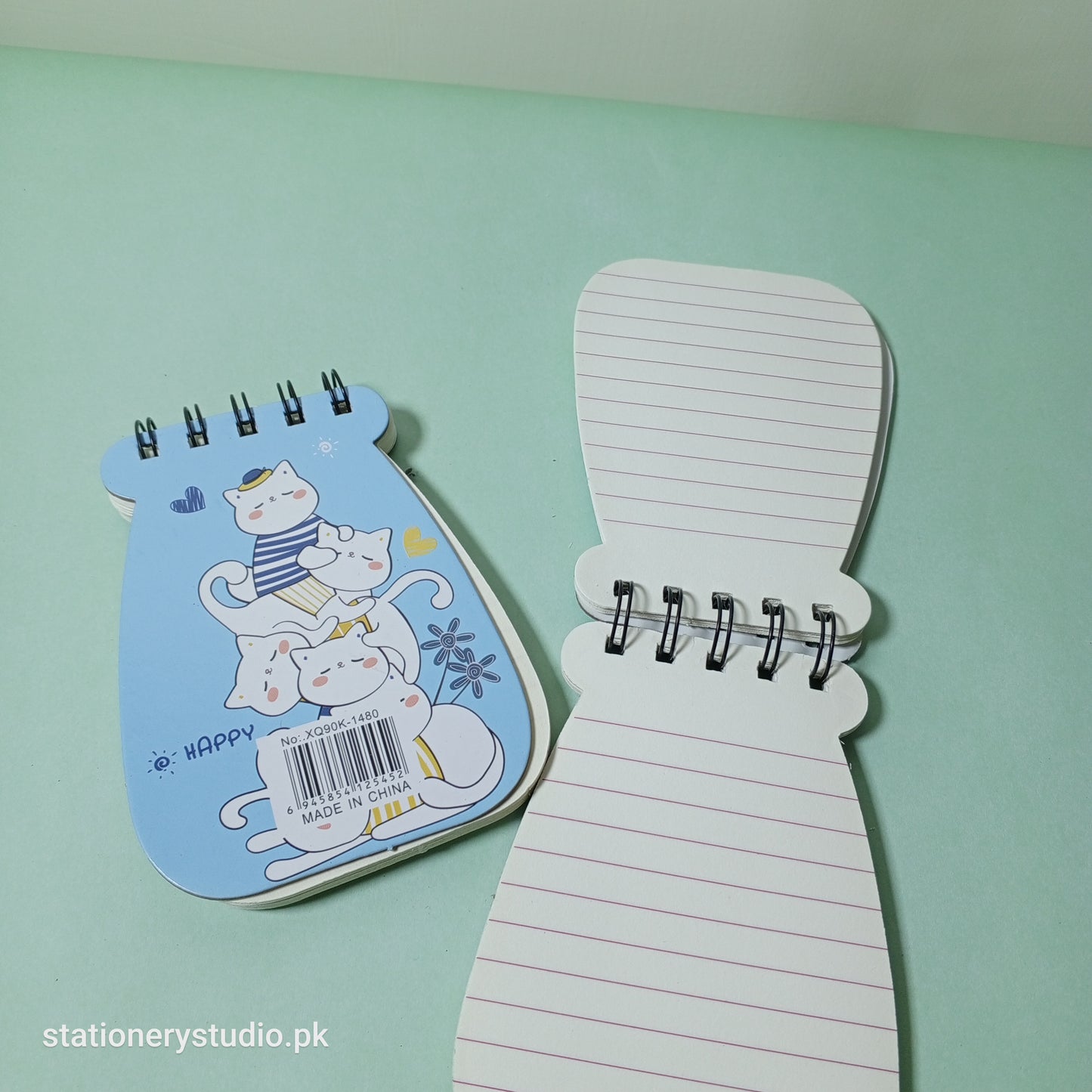 CUTE CAT SPIRAL NOTEPAD