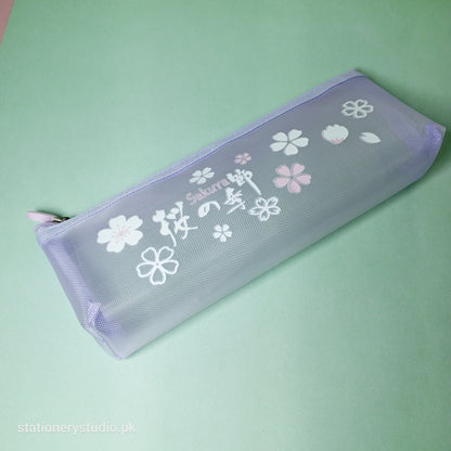 PURPLE SAKURA POUCH