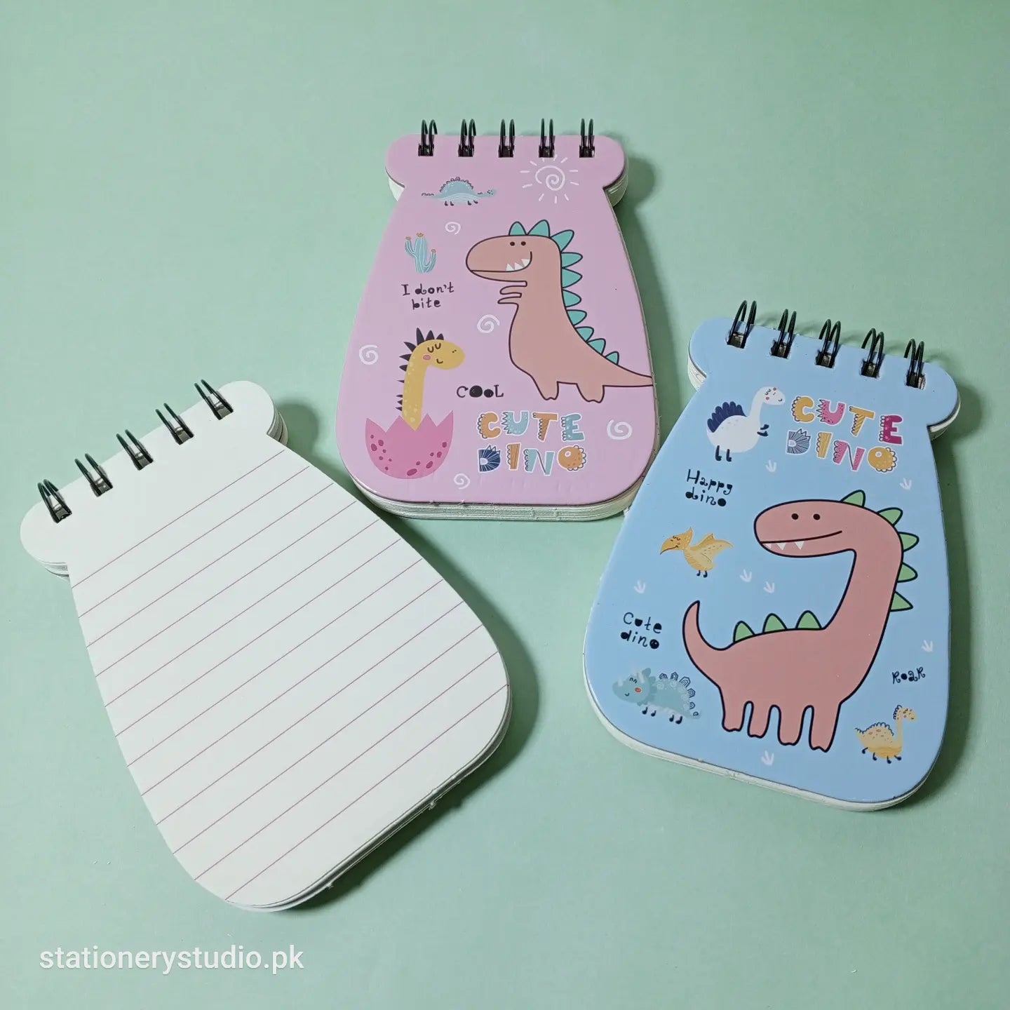 CUTE DINO SPIRAL - NOTEPAD