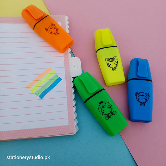 ANIMAL HIGHLIGHTERS - SET OF 4