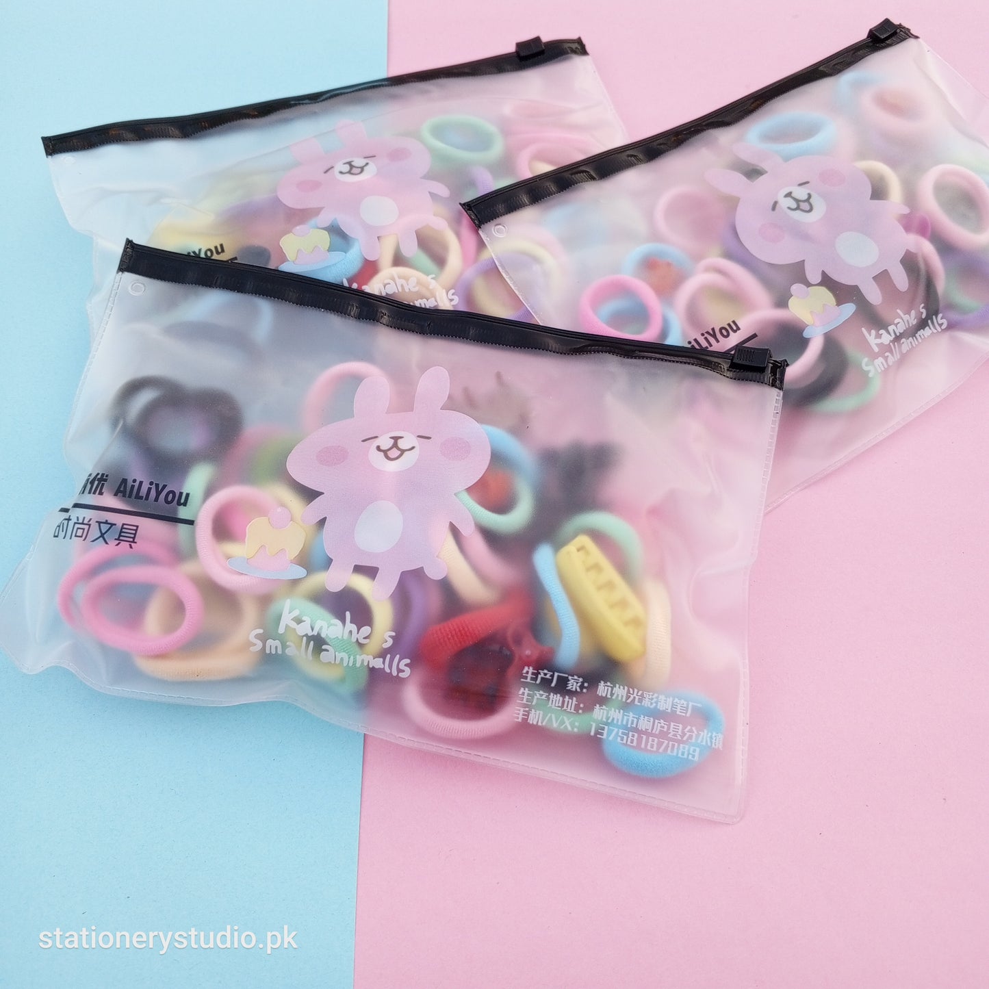 BUNNY HAIR ACCESSORIES - POUCH