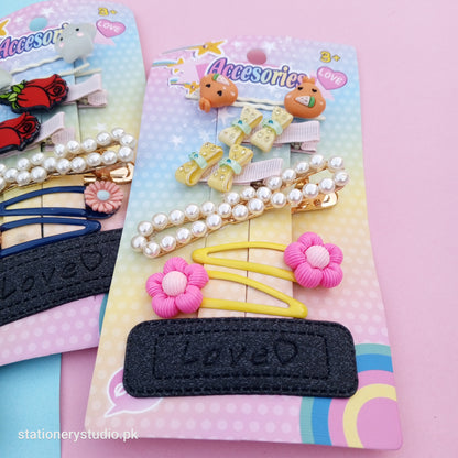 MIXED CUTIES - HAIR CLIP SET OF 8