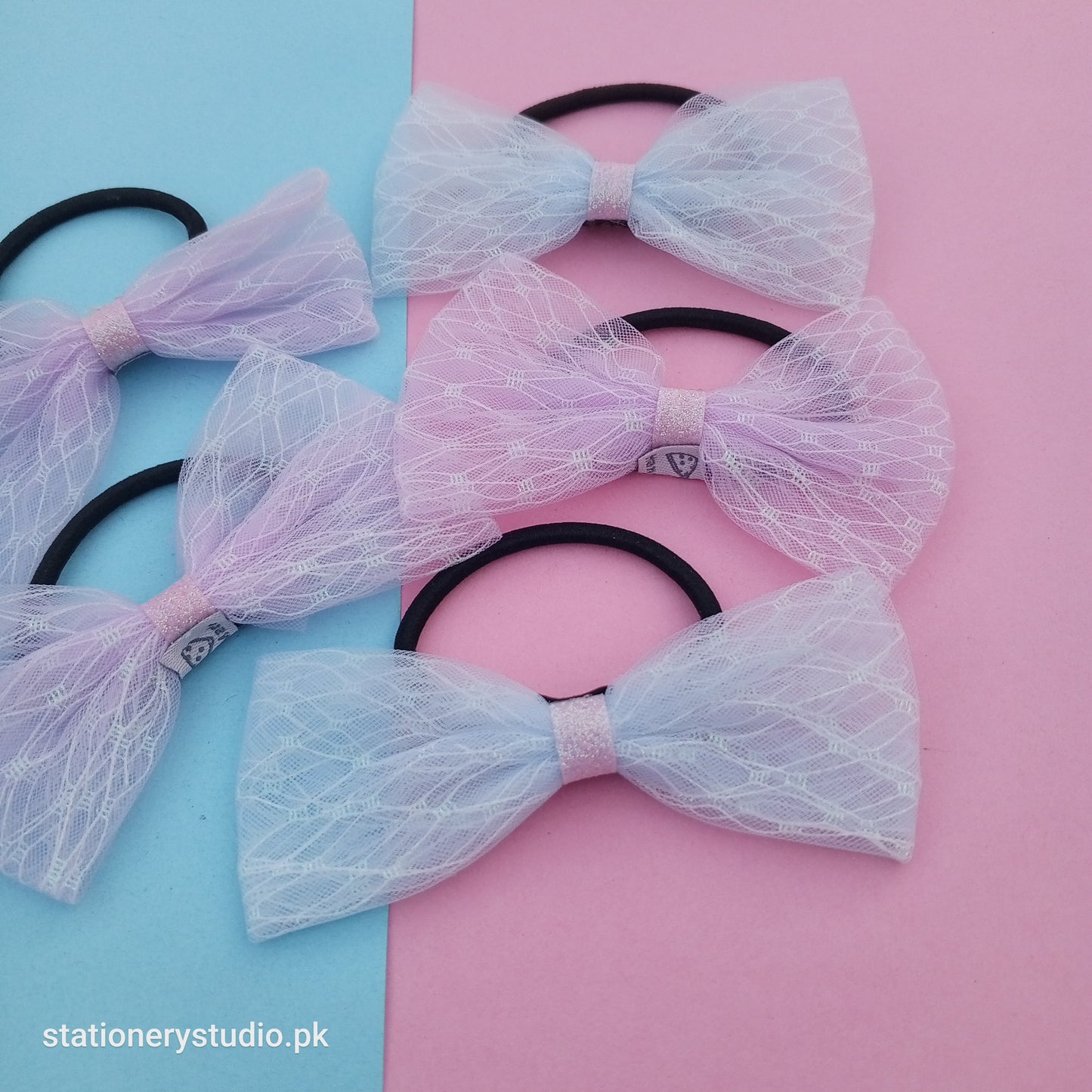 NET BOW - HAIR TIE