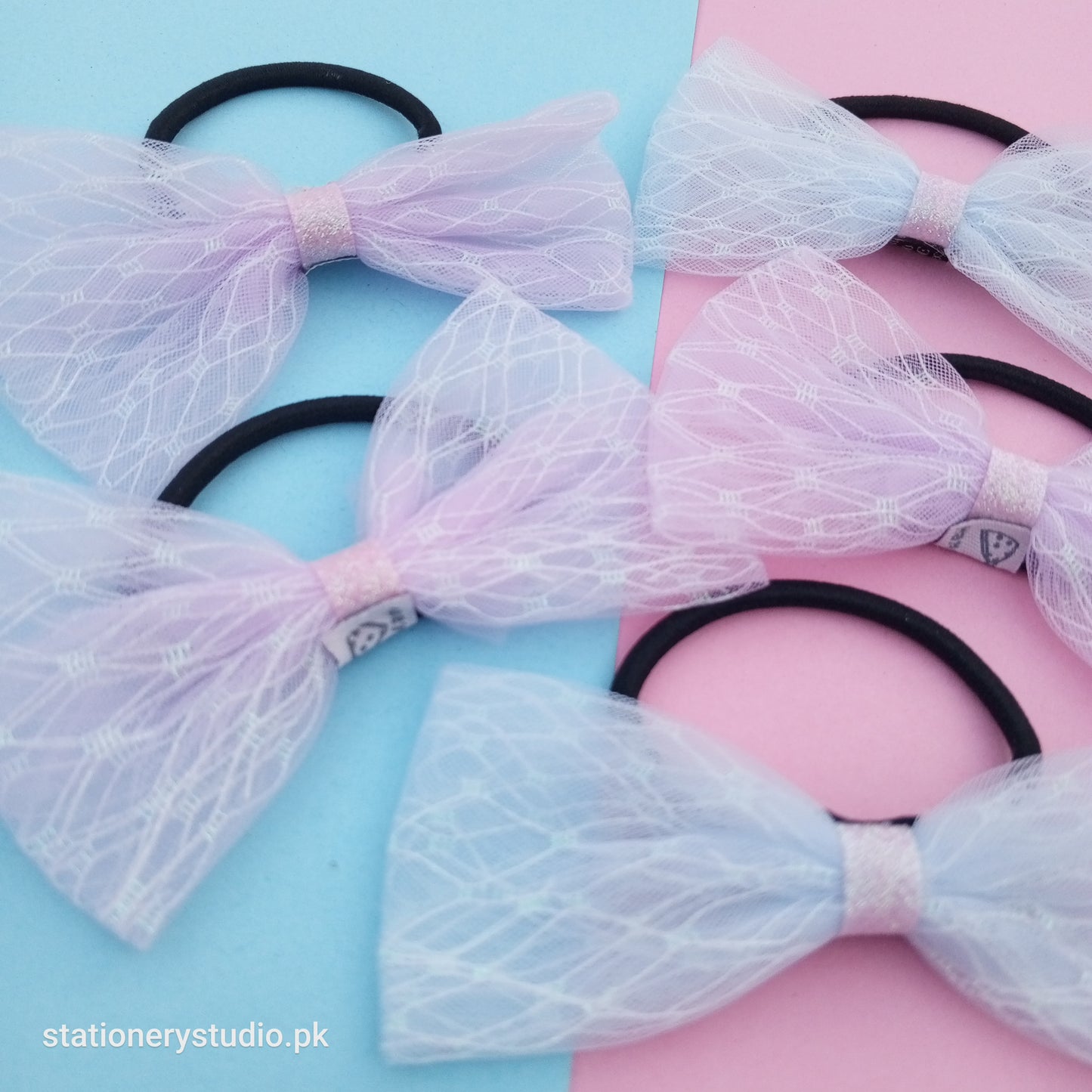 NET BOW - HAIR TIE