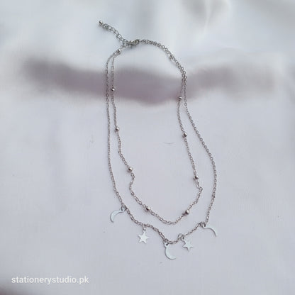 MOON & STAR - NECKLACE