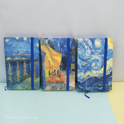 VINCENT VAN-GOGH PAINTING GOLD FOILED - NOTEBOOK JOURNAL