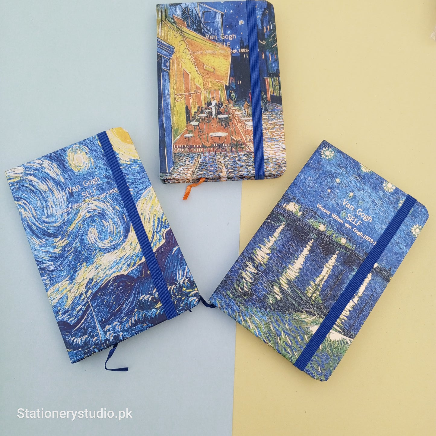 VINCENT VAN-GOGH PAINTING GOLD FOILED - NOTEBOOK JOURNAL