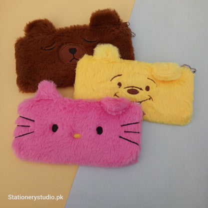 PLUSH POUCH - SET OF 3