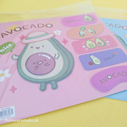 AVOCADO MEMO PAD - STICKY NOTE