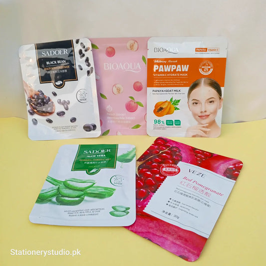 SHEET MASK - SET OF 5