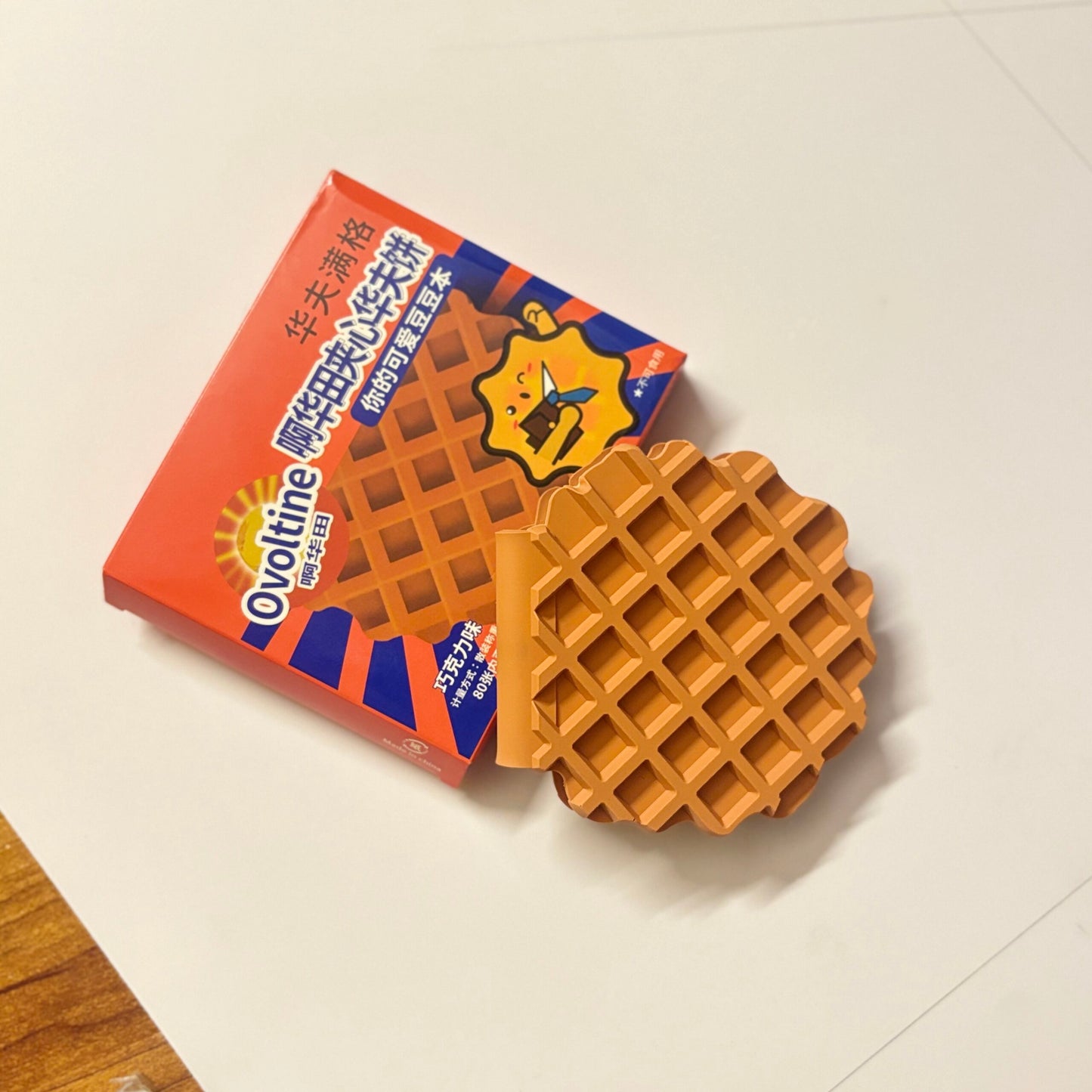 Ovaltine Chocolate Waffle Scented Notebook