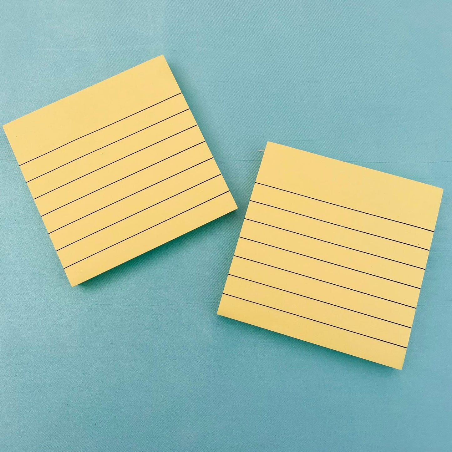 Lined Yellow - Sticky Notes - STATIONERYSTUDIO