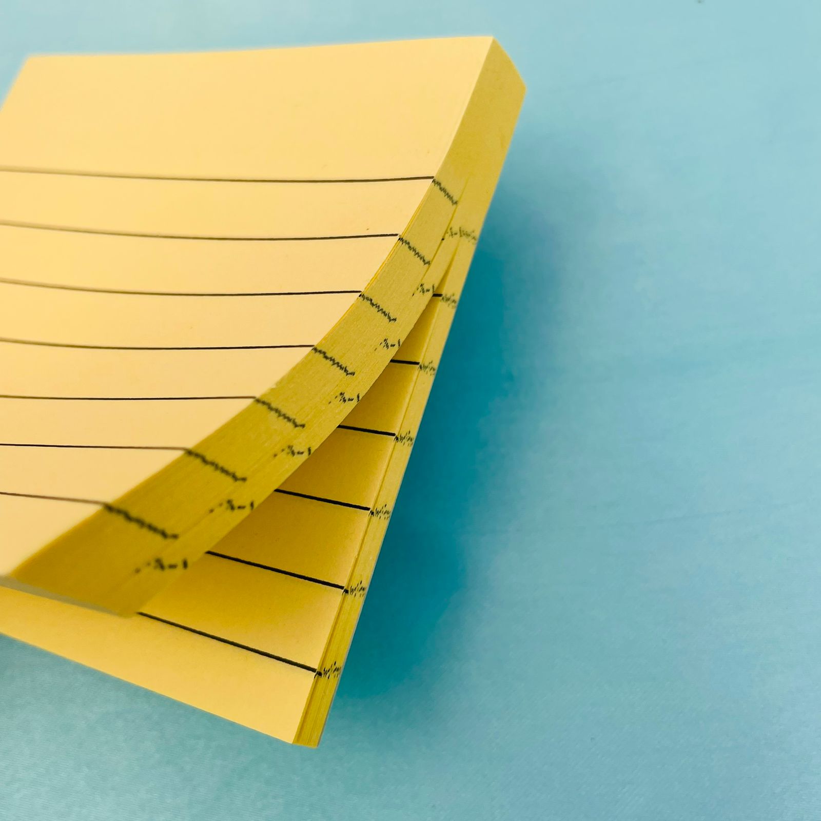 Lined Yellow - Sticky Notes - STATIONERYSTUDIO