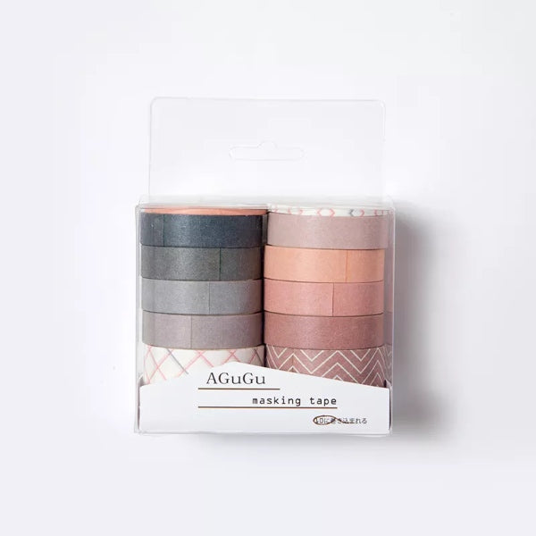 MACCRON WASHI TAPE SET OF 10 - STATIONERYSTUDIO