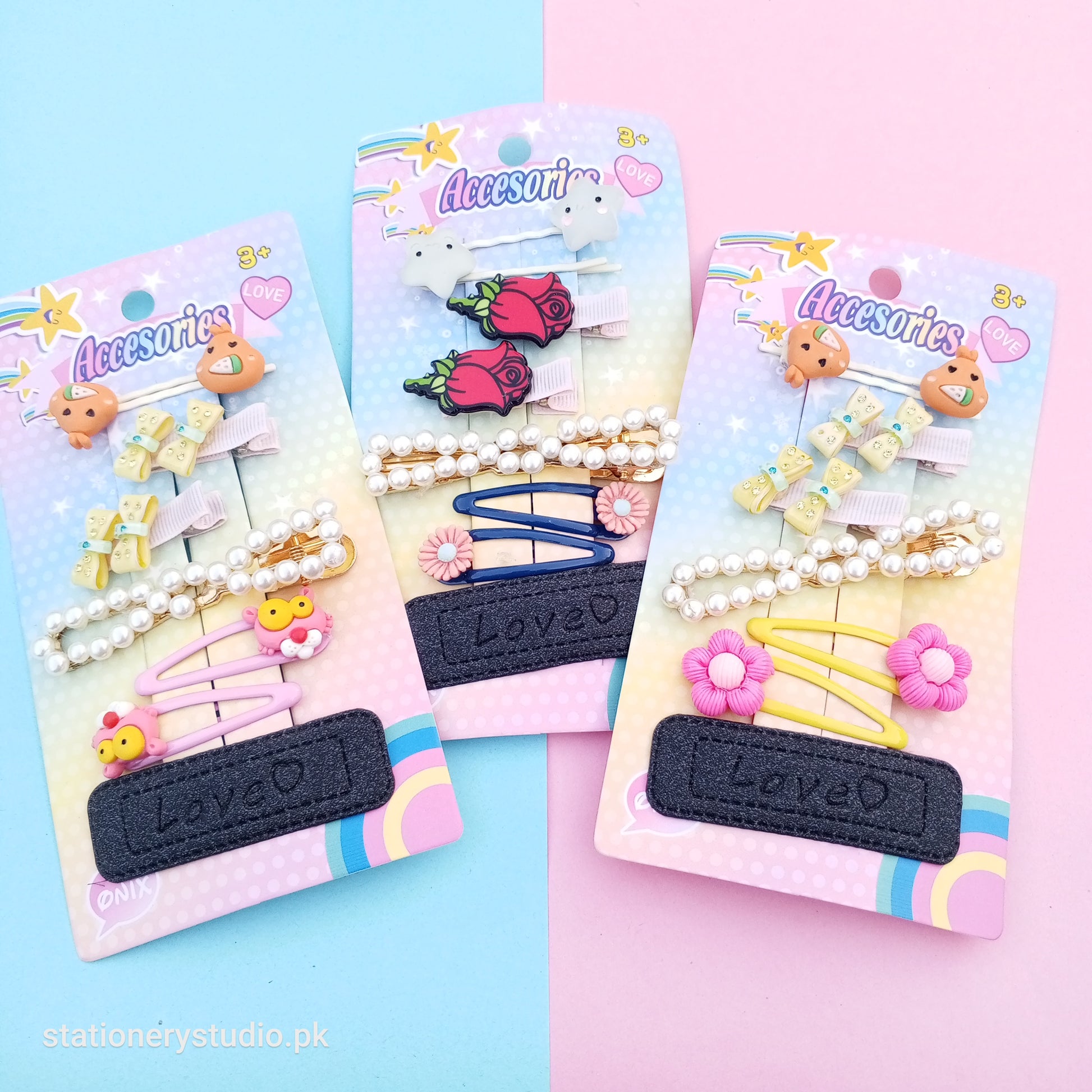 MIXED CUTIES - HAIR CLIP SET OF 8 - STATIONERYSTUDIO