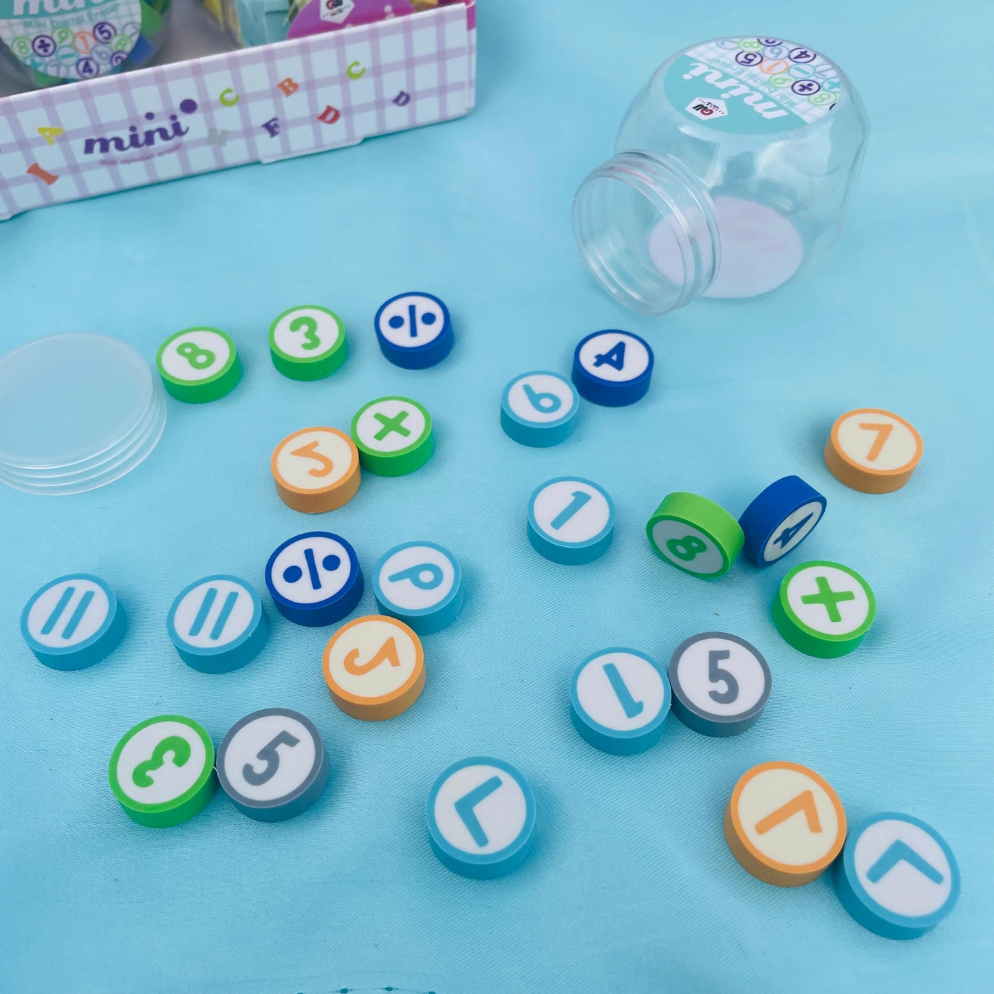 Mini Numbers - Eraser Box