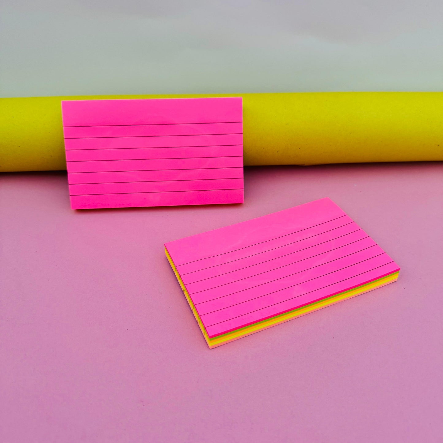 Multi Colors Lined- Sticky Note - STATIONERYSTUDIO