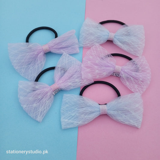 NET BOW - HAIR TIE - STATIONERYSTUDIO