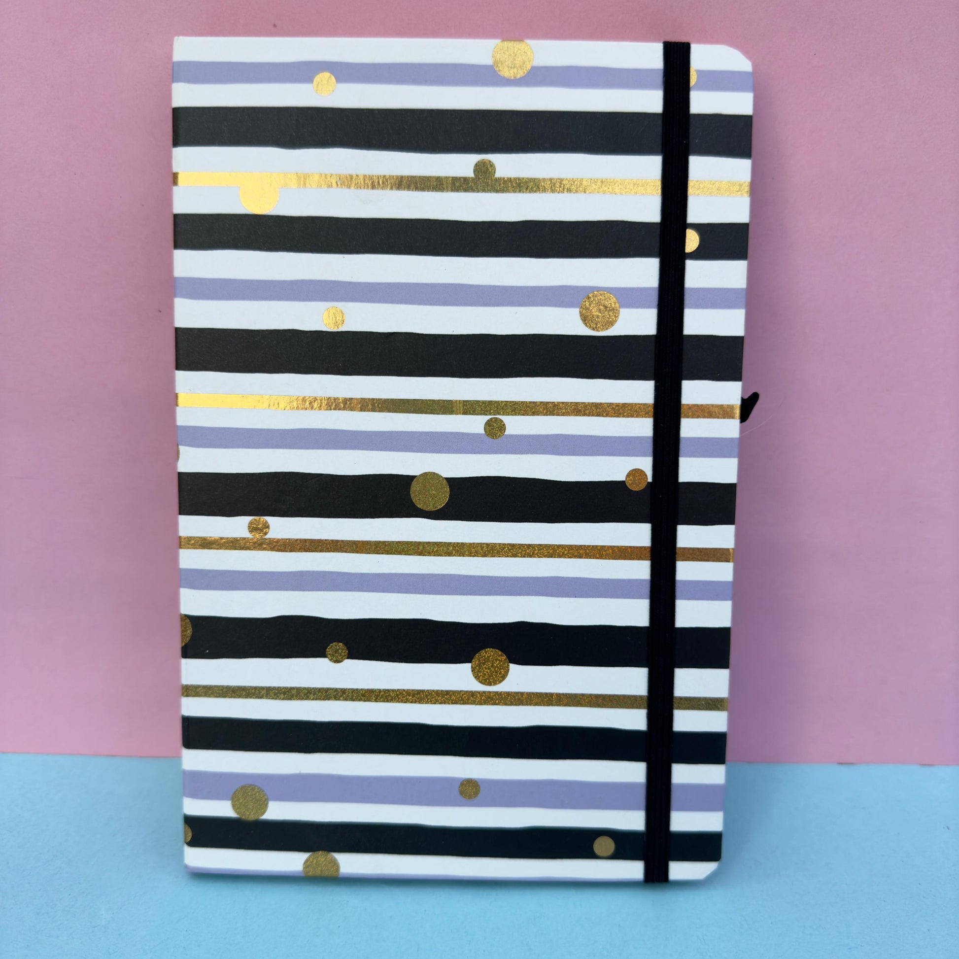 Notes Gold Foil Black - Journal