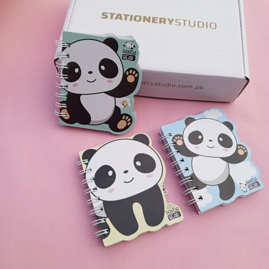 PANDA BEAR SPIRAL - NOTEBOOK - STATIONERYSTUDIO