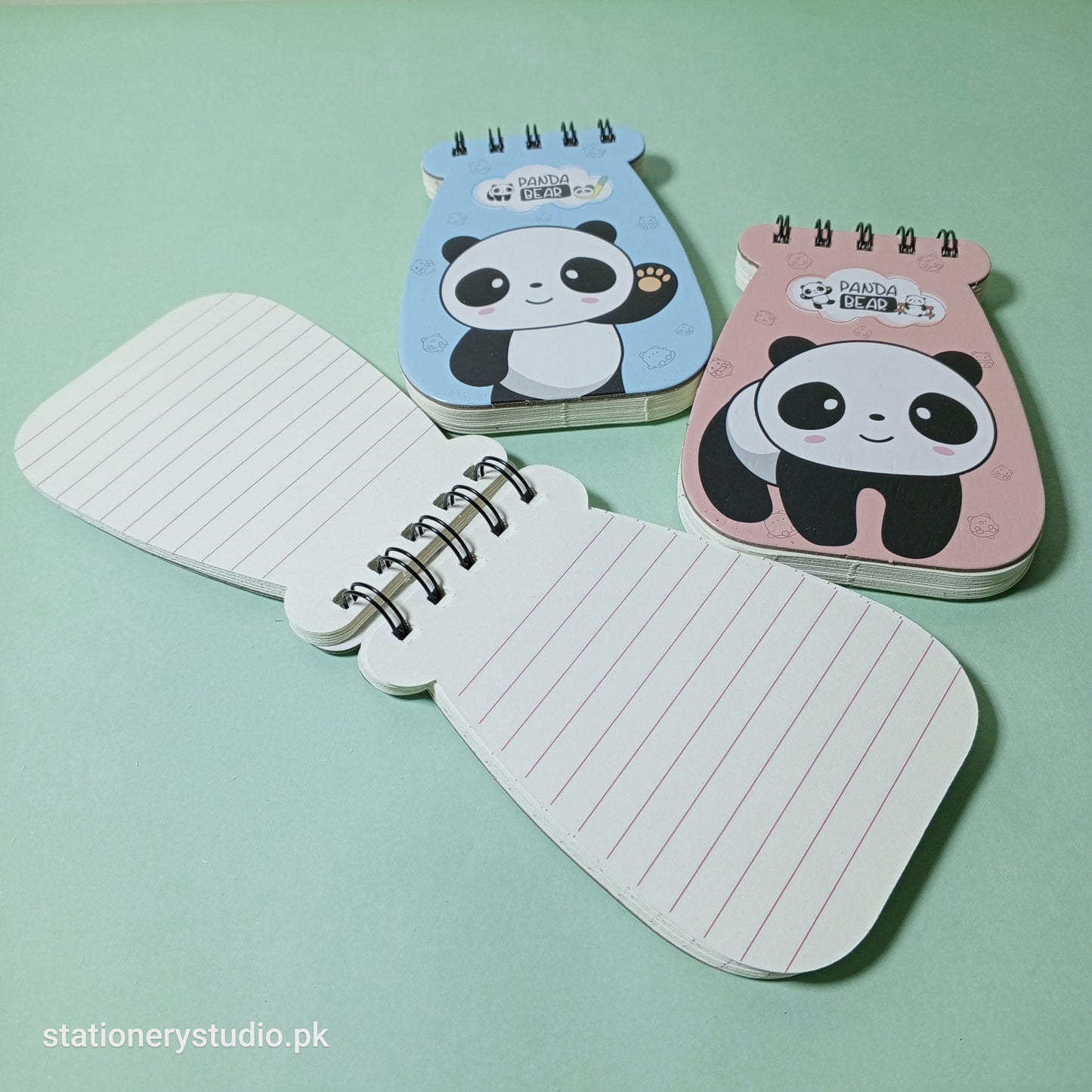 PANDA SPIRAL - NOTEPAD - STATIONERYSTUDIO