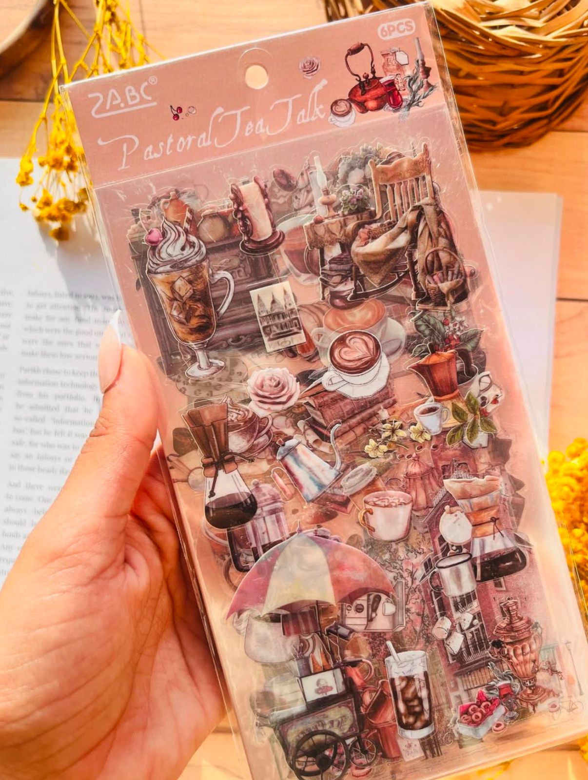 Retro - Sticker Sheet Set Of 6