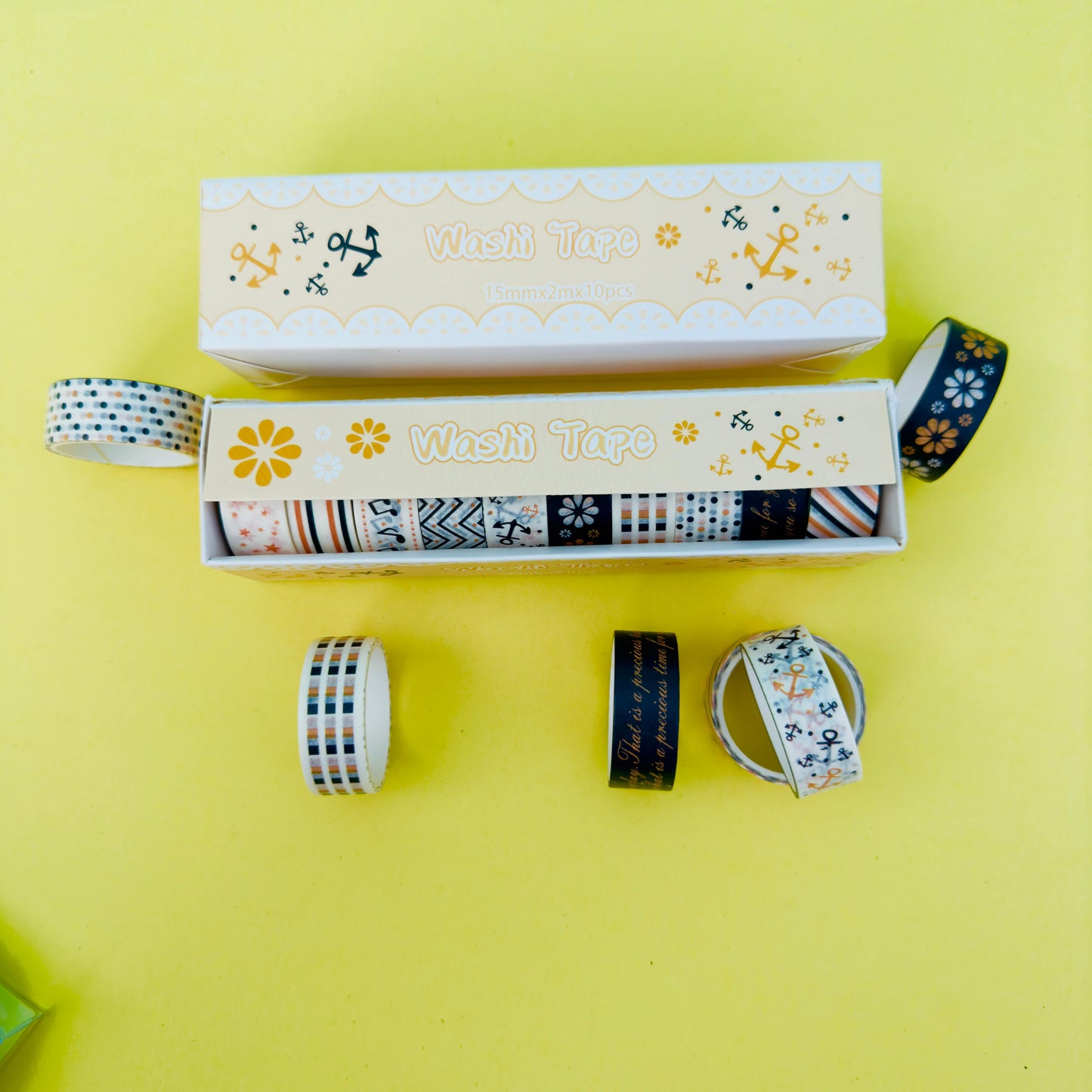 Retro - Washi Tape Set Of 10