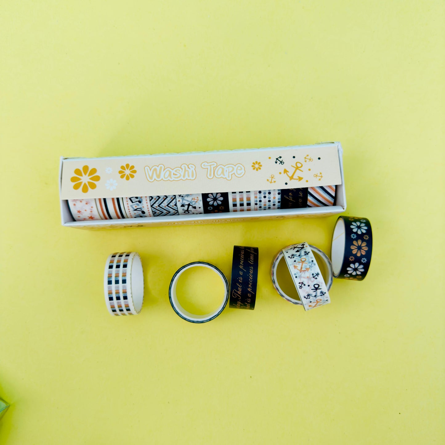 Retro - Washi Tape Set Of 10