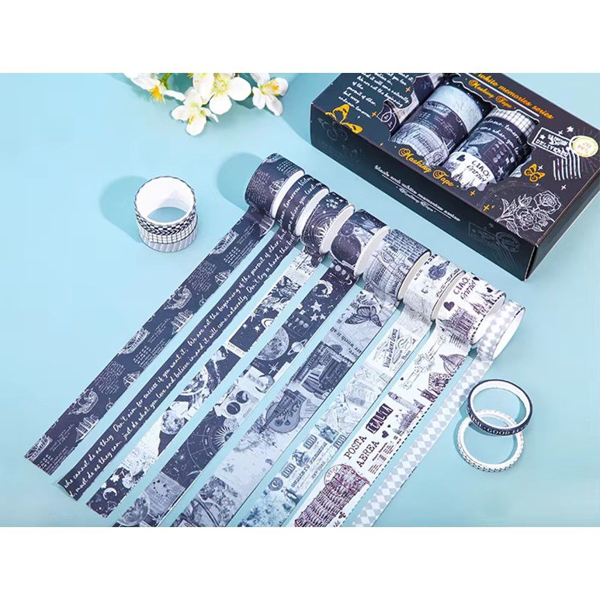 Retro Memory Series - Washi tape Set Of 20 - STATIONERYSTUDIO