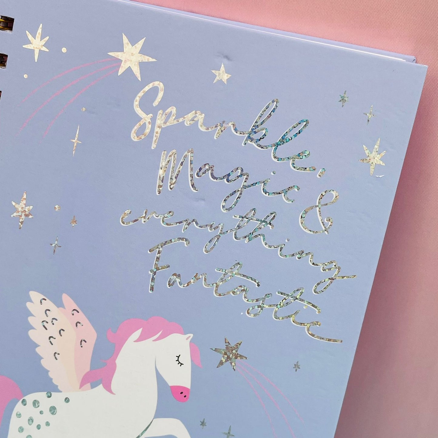 SPARKLE MAGIC UNICORN - JOURNAL WITH PENS - STATIONERYSTUDIO