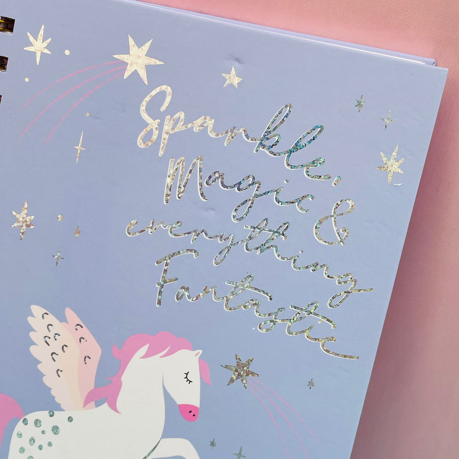 SPARKLE MAGIC UNICORN - JOURNAL WITH PENS - STATIONERYSTUDIO