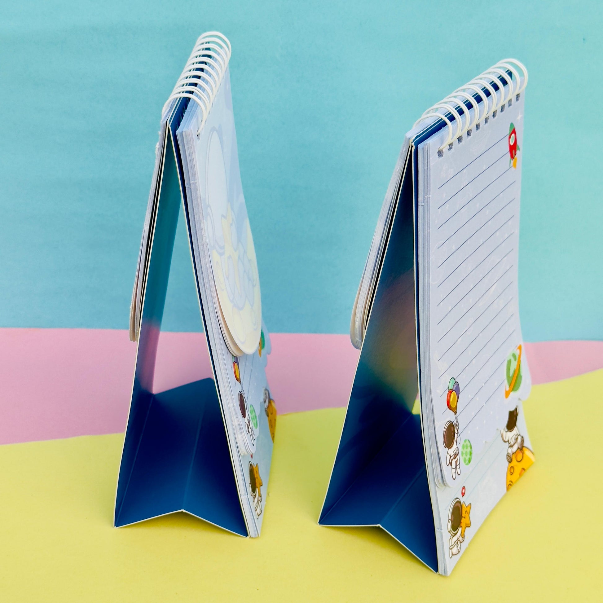 Space Galaxy Foiled Spiral - Notepad