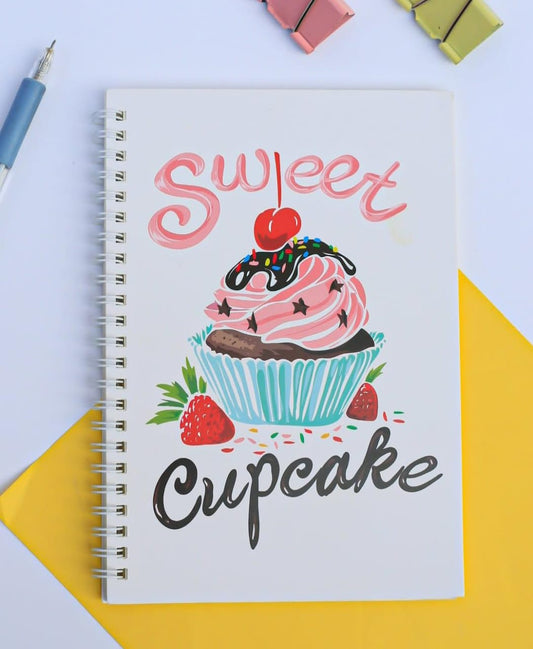 Sweet Cupcake Spiral - Journal