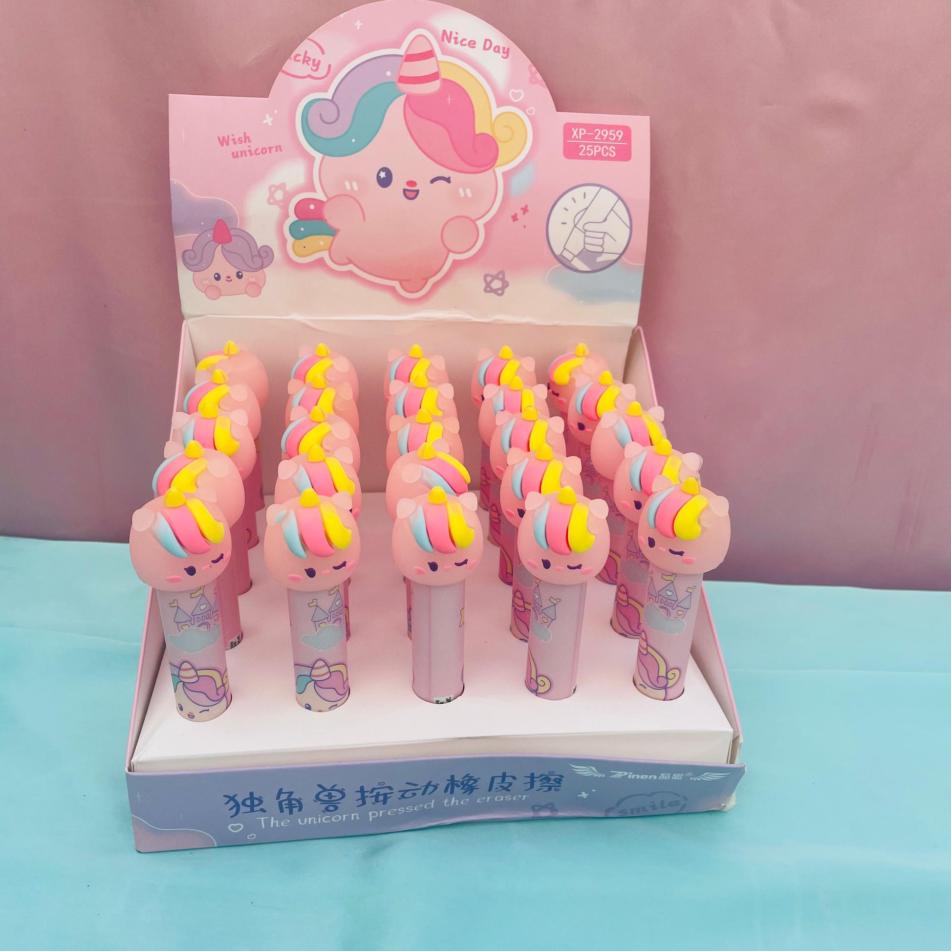 UNICORN - BALLPEN SHAPED ERASER - STATIONERYSTUDIO