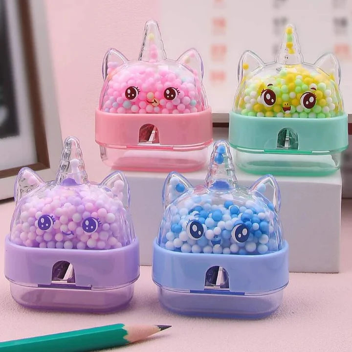 Unicorn Confetti Filled - Pencil Sharpener