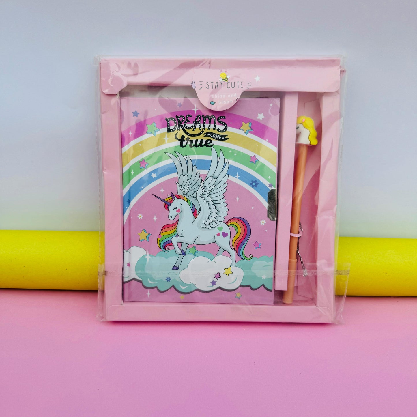 Unicorn Notebook with pen - STATIONERYSTUDIO