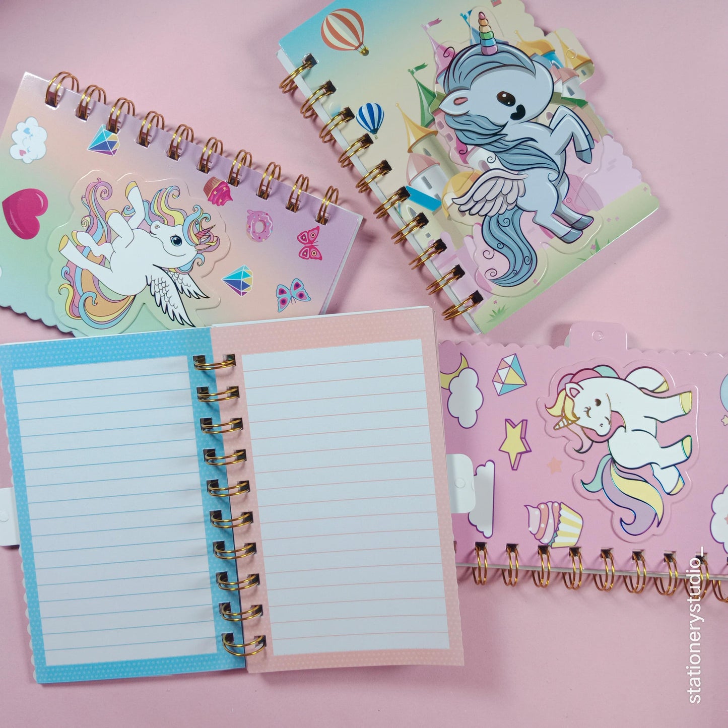 UNICORN SPIRAL - NOTEBOOK / JOURNAL