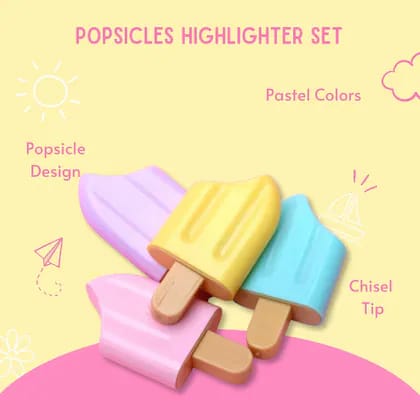 PASTEL POPSICLE - HIGHLIGHTER SET OF 4