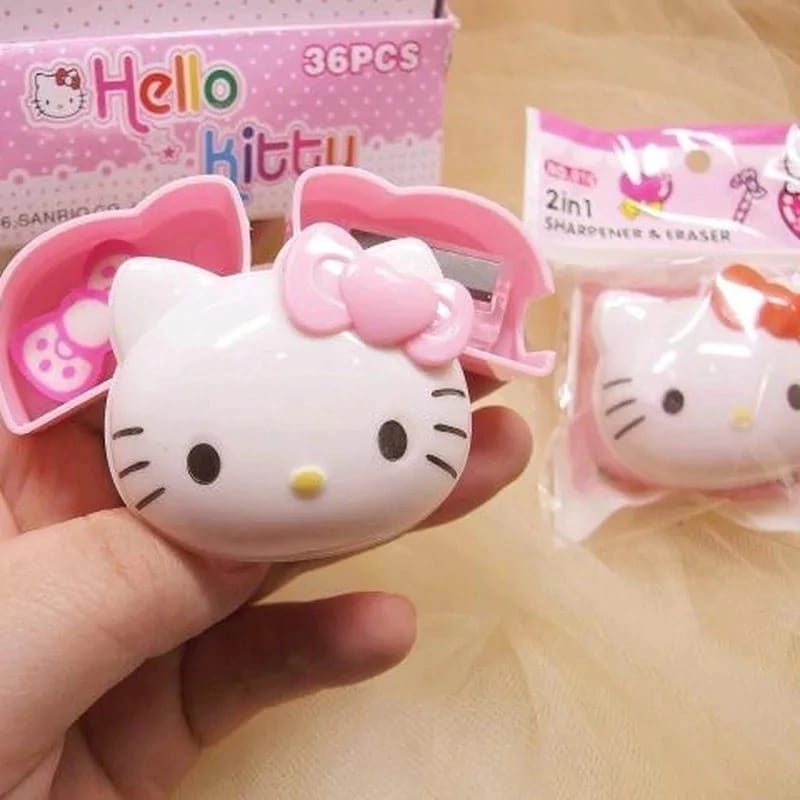 HELLO KITTY - ERASER & SHARPENER